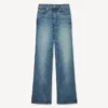 Ayame Wide Jeans in Stretch Japanese Denim