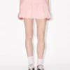 Balloon Mini Skirt in Mixed Silk