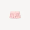 Balloon Mini Skirt in Mixed Silk
