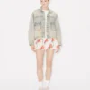 Balloon Mini Skirt in Taffetas