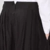 Balloon Pleated Pants in Cotton Hemp
