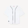 Boke Flower 2.0′ Baseball Short Sleeve Shirt in Cotton Poplin