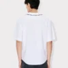 Boke Flower 2.0′ Baseball Short Sleeve Shirt in Cotton Poplin