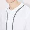 Boke Flower 2.0′ Baseball Short Sleeve Shirt in Cotton Poplin