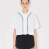 Boke Flower 2.0′ Baseball Short Sleeve Shirt in Poplin Cotton