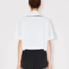 Boke Flower 2.0′ Baseball Short Sleeve Shirt in Poplin Cotton