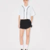 Boke Flower 2.0′ Baseball Short Sleeve Shirt in Poplin Cotton