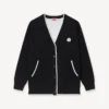 Boke Flower 2.0′ Embroidered Cardigan in Cotton and Wool