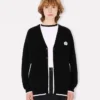 Boke Flower 2.0′ Embroidered Cardigan in Cotton and Wool