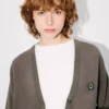 Boke Flower 2.0′ Embroidered Cardigan in Cotton and Wool