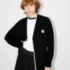 Boke Flower 2.0′ Embroidered Cardigan in Cotton and Wool