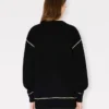 Boke Flower 2.0′ Embroidered Cardigan in Wool Cotton