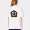 Boke Flower 2.0′ Embroidered Loose T-Shirt in Cotton