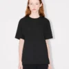 Boke Flower 2.0′ Embroidered Loose T-Shirt in Cotton