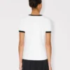 Boke Flower 2.0′ Embroidered T-Shirt in Cotton