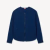 Boke Flower 2.0′ Embroidered Zip up Cardigan in Cotton