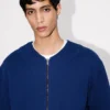Boke Flower 2.0′ Embroidered Zip up Cardigan in Cotton