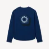 Boke Flower 2.0′ Embroidered Zip up Cardigan in Cotton