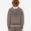 Boke Flower 2.0′ Embroidered Zip-Up Hoodie in Cotton and Wool