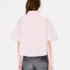 Boke Flower 2.0′ Short Dropped Shoulders Shirt in Cotton Poplin