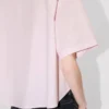 Boke Flower 2.0′ Short Dropped Shoulders Shirt in Cotton Poplin