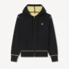 Boke Flower 2.0′ Zip up Hoodie in Wool Cotton