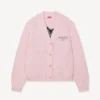 Boke Flower’ Cardigan in Cotton Wool