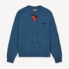 Boke Flower’ Cardigan in Cotton Wool