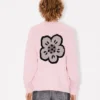 Boke Flower’ Cardigan in Cotton Wool