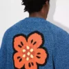 Boke Flower’ Cardigan in Cotton Wool