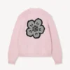 Boke Flower’ Cardigan in Cotton Wool