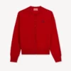 Boke Flower’ Embroidered Cardigan in Merino Wool