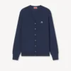 Boke Flower’ Embroidered Cardigan in Merino Wool