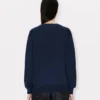 Boke Flower’ Embroidered Cardigan in Merino Wool