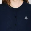 Boke Flower’ Embroidered Cardigan in Merino Wool