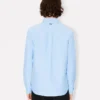 Boke Flower’ Embroidered Casual Shirt in Cotton Oxford