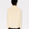 Boke Flower’ Embroidered Casual Shirt in Seersucker Cotton