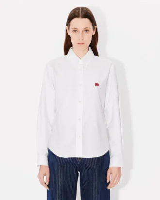 Boke Flower’ Embroidered Fitted Shirt
