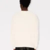 Boke Flower’ Embroidered Knit Cardigan in Cotton Wool