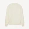 Boke Flower’ Embroidered Knit Cardigan in Cotton Wool