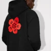 Boke Flower’ Embroidered Oversized Hoodie in Cotton