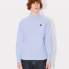 Boke Flower’ Embroidered Shirt in Oxford Cotton