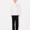Boke Flower’ Embroidered Shirt in Oxford Cotton