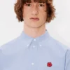 Boke Flower’ Embroidered Shirt in Oxford Cotton