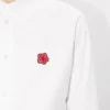 Boke Flower’ Embroidered Shirt in Oxford Cotton