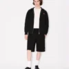 Boke Flower’ Embroidered Zipped Hoodie in Cotton