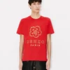 Boke Flower’ Embroidered Slim T-Shirt in Cotton