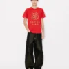 Boke Flower’ Embroidered Slim T-Shirt in Cotton