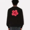 Boke Flower’ Embroidered Sweatshirt in Cotton