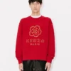 Boke Flower’ Embroidered Sweatshirt in Cotton